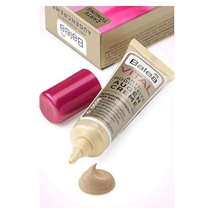 Balea Eye Cream Vital 5In1 Anti-Fatigue 15ML ينعم ويخفي ، يساعد على التخلص من
