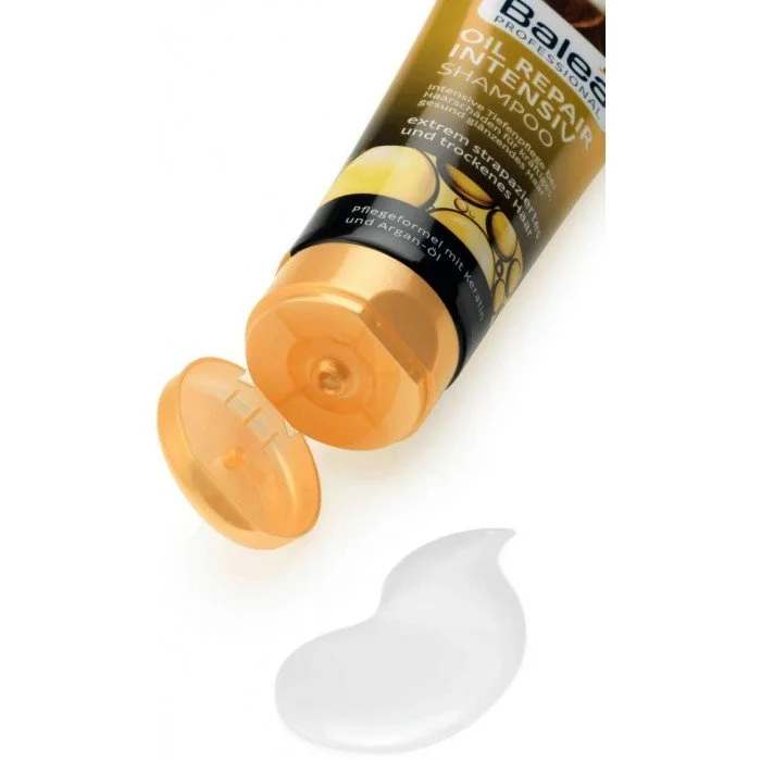 Balea Shampoo Oil Repair Intensive 250ML للشعر الجاف والمجهد للغاية