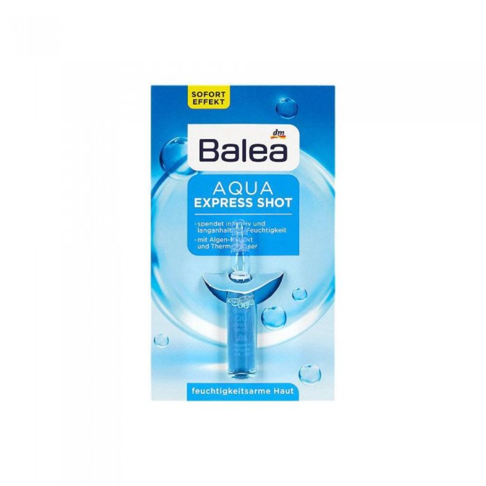 With immediate effect, provides intensive and long-lasting moisture, for a fresh and radiant complexion, with algae extract and thermal water, invigorating freshness and long -lasting moisture: The Balea Aqua Express Sho | Veela Beauty With immediate effect, provides intensive and long-lasting