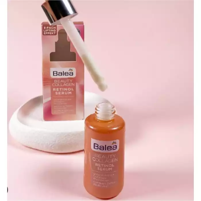 Balea Beauty Collagen Retinol Serum 30 ml The Balea Beauty Collagen Retinol Serum makes the skin