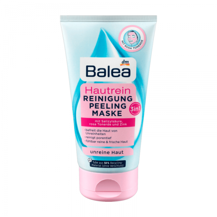 Frees the skin of impuritiesCleans pore -deepFelt clean & fresh skinCleans gently and pore-deep: Balea Hautrein 3in1 offers 3 effective applications in one product for a visible improvement of the complexion. The powerf | Veela Beauty Frees the skin of impuritiesCleans pore -deepFelt clean & fresh skinCleans gently and pore-deep: Balea Hautrein 3in1 offers 3 effective applications in one product for a visible improvement of the complexion. The powerf | Veela Beauty