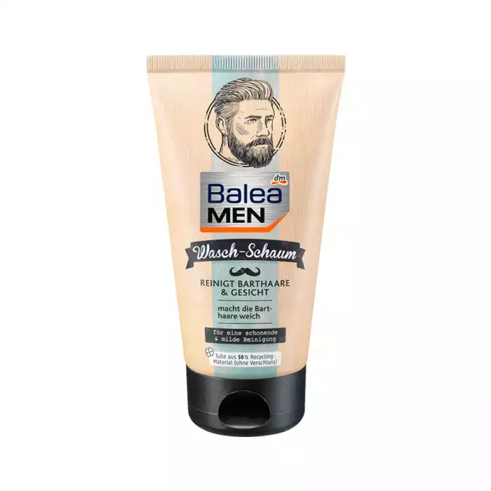 Balea Bart-Wasch schaum 150ML Cleans Barthair & FaceAlso suitable for facial