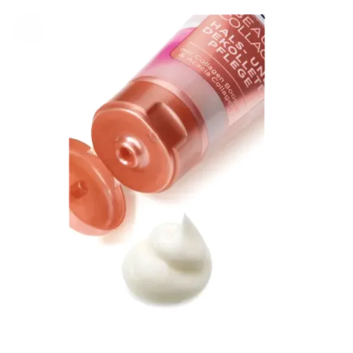 تحتوي العناية بالرقبة والرقبة من Balea Beauty Collagen على تركيبة رعاية مع معزز الكولاجين. هذا يعزز إنتاج الكولاجين الخاص بالجلد ، وينعم ملمس البشرة ، ويمنحها بشرة متجددة. أكاسيا كولاجين ، بديل عشبي للكولاجين ، يحمي حا | فييلا بيوتي تحتوي العناية بالرقبة والرقبة