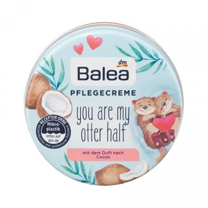 للجسم والوجه والشفتين الرائحة: جوز الهند نباتي كريم Balea Care Coconut You are my otter الذي ساعدني برائحة جوز الهند مثالي للعناية بالجسم والوجه والشفتين مع وصفته الغنية. الوصفة نباتية ومصنوعة بدون مواد بلاستيكية دقيقة و | فييلا بيوتي للجسم والوجه والشفتين | فييلا