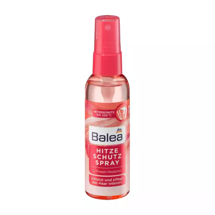 Balea Heat Protection 2-Phase Spray 200 ml protects the hair and nourishes it intensivelyHeat