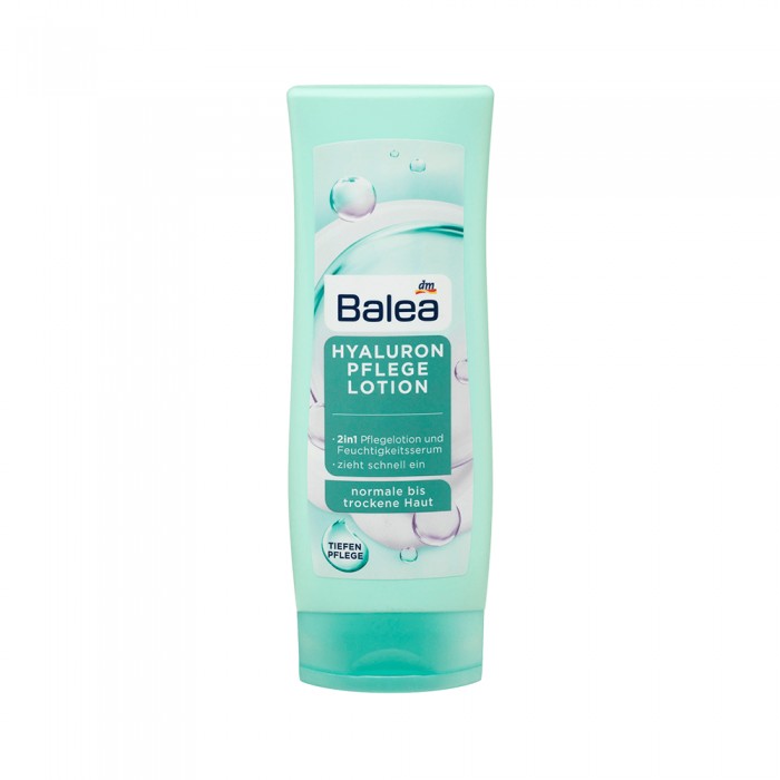 The Balea Hyaluron Care Lotion Is A Light Pampering Care Product That Provides Rich Moisture - For Wonderfully Soft And Supple Skin. The Formulation, Which Melts Gently On The Skin, Hydrates And Leaves The Skin Feeling | Veela Beauty The Balea Hyaluron Care Lotion Is A Light Pampering Care