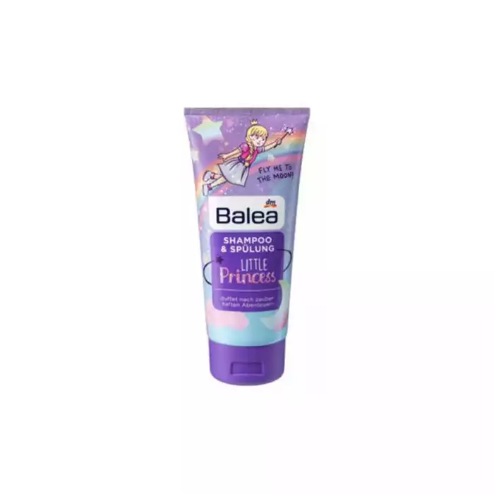 Balea Kids Shampoo & Conditioner Little Princess 200ML ينظف ويغذي بلطف يجعل غسل الشعر