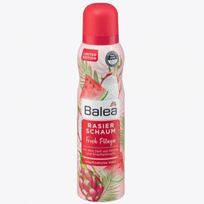 Pitaya Balea Refreshing Shaving Foam enchants with the