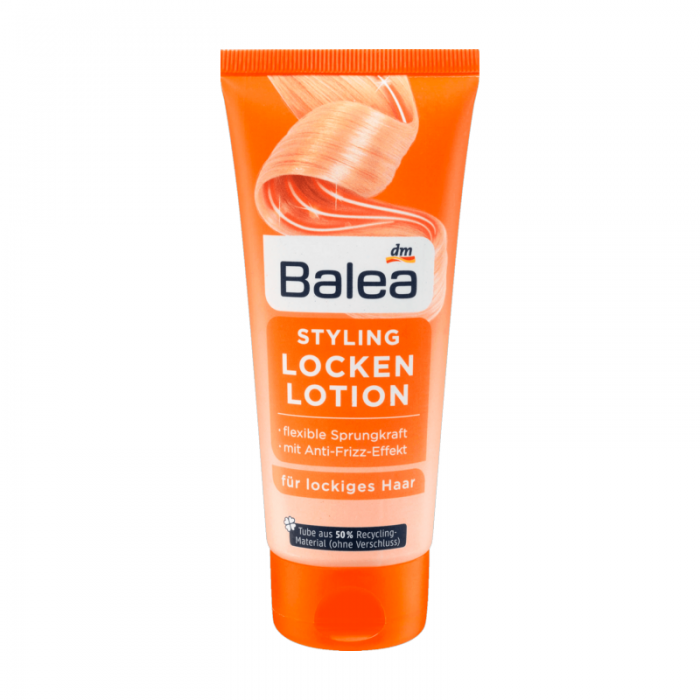 Defined curls With anti-frizz effect Flexible bounce Defined curls without frizz: The Balea Lockenlotion ensures stylings with power curls and a natural, healthy, shiny look. With the specially tailored formula Hold: Me | Veela Beauty Defined curls With anti-frizz effect Flexible bounce