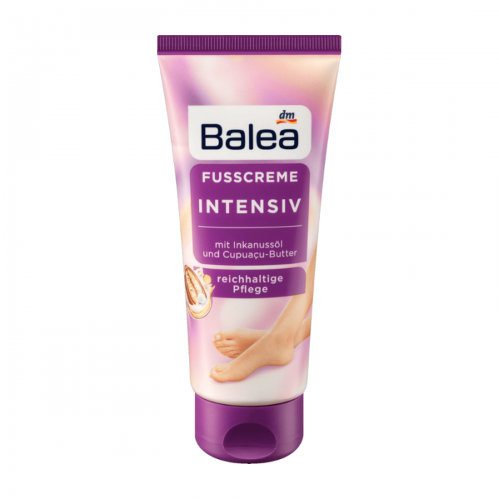 Rich careWith Inca nut oil and cupuacu butterFor particularly delicate feetGives the skin fresh supplenessPampered up to the tips of the toes: The Balea Intensive Foot Cream with its particularly rich texture cares for y | Veela Beauty Rich careWith Inca nut oil and cupuacu butterFor