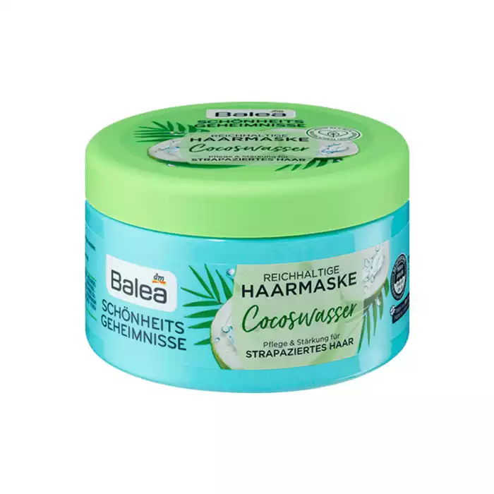 Balea Beauty Secrets Hair Mask Coconut Water 250ML العناية بالشعر التالف وتقويته