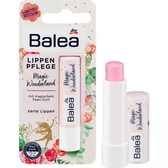 The Balea Lip Care Magic Wonderland Gives Your Lips Noticeable Suppleness. It Provides Care And Protection With A Magical Scent, Shea Butter, Vitamin E And Beeswax. The Recipe Is Without Microplastics And Water-Soluble | Veela Beauty The Balea Lip Care Magic Wonderland Gives Your Lips