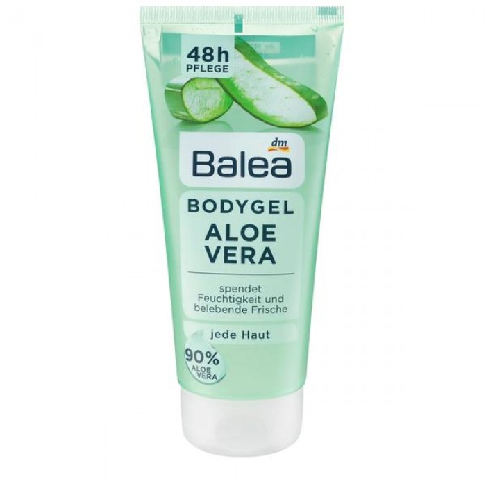 With 90% Aloe Vera48 h care every skin even after sunbathingSkin compatibility dermatologically confirmed long-lasting wellbeing for the skin The light Balea Bodygel Aloe Vera with Hydro-Tri-Complex provides you with in | Veela Beauty With 90% Aloe Vera48 h care every skin even after