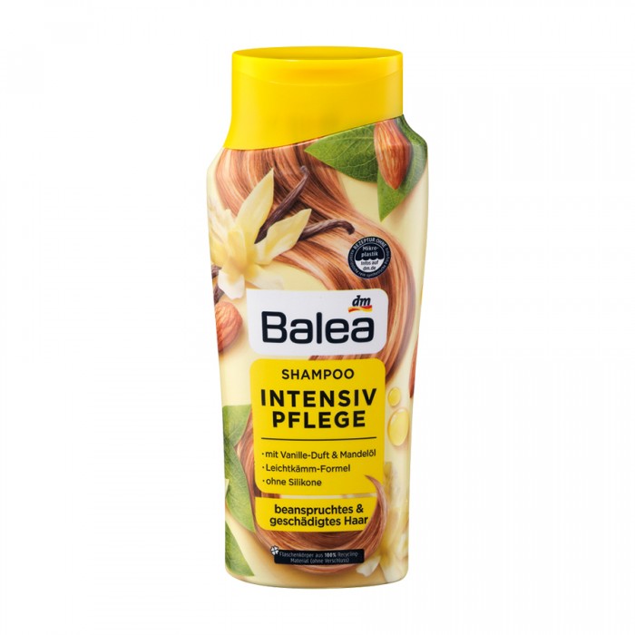 Balea Shampoo Intensive Care 300ML -Pampered stressed and damaged hair Shampoo & Conditioner | Veela Beauty
