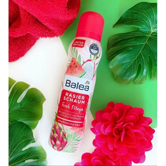 Balea Pitaya Shaving Foam 150Ml بيتايا رغوة الحلاقة المنعشة من