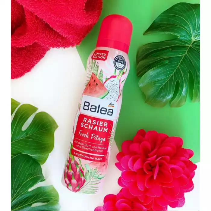 Balea Pitaya Shaving Foam 150Ml بيتايا رغوة الحلاقة المنعشة من