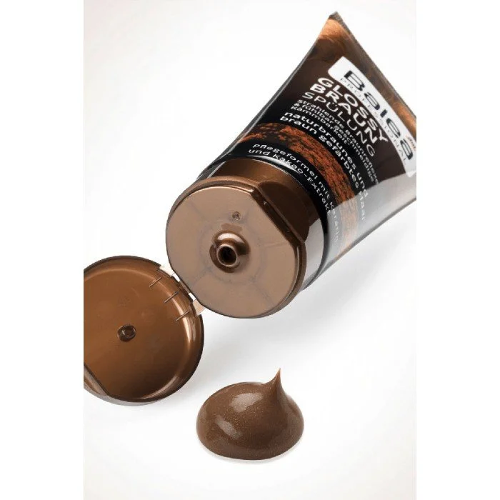 Natural brown and brown colored hair lively brown reflections & palpable suppleness. Care formula with keratin and cocoa extract silicon -free formulation skin compatibility dermatologically confirmedBrown reflexes full | Veela Beauty Natural brown and brown colored hair lively brown