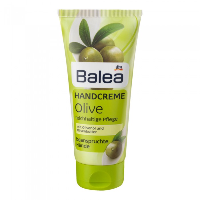 Balea Olive Hand Cream 100 ml Rich careFor stressed handsWith olive oil and olive