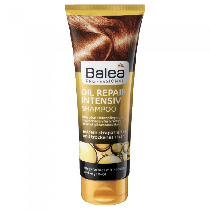 Balea Oil Repair Intensive Shampoo 250 ml For extremely stressed and dry hairIntensive deep care for
