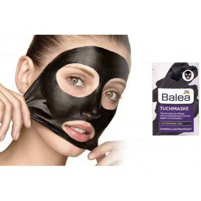 The soft fleece of the Balea cloth mask with
