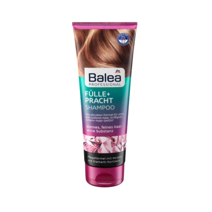 Balea Abundance + Splendor Shampoo 250 ml For thin, fine hair without substance visibly fuller hair