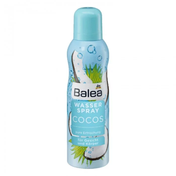 Balea Cocos water spray 150 ml Pure refreshment for face and bodyVitalizes the skinCooling