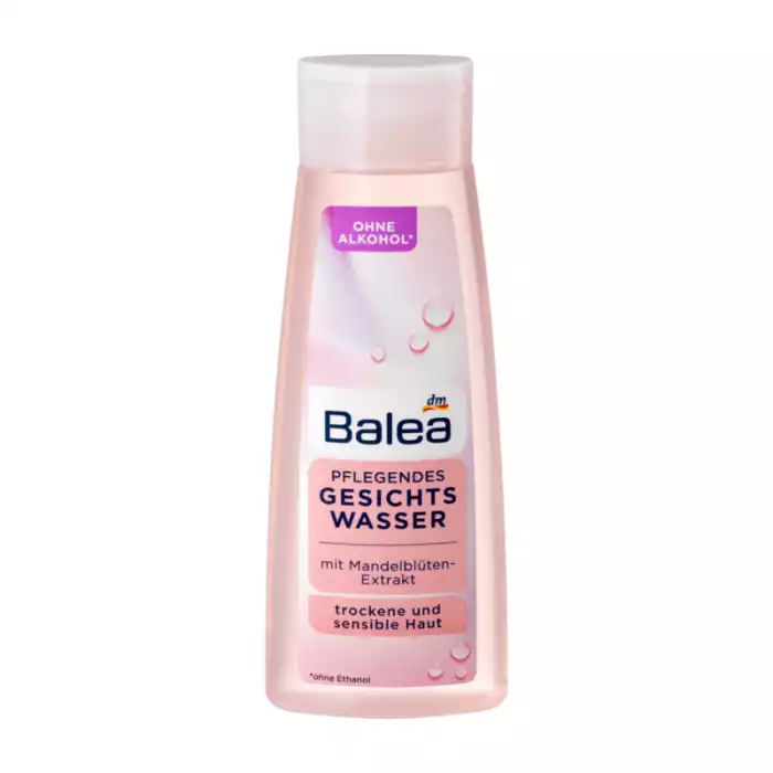 Dry and sensitive skinWith almond blossom extractWithout alcohol Skin compatibility dermatologically confirmedVegan without ethanolFor gentle but thorough cleansing: Balea Nourishing Facial Toner ensures a beautiful and | Veela Beauty Dry and sensitive skinWith almond blossom extractWithout