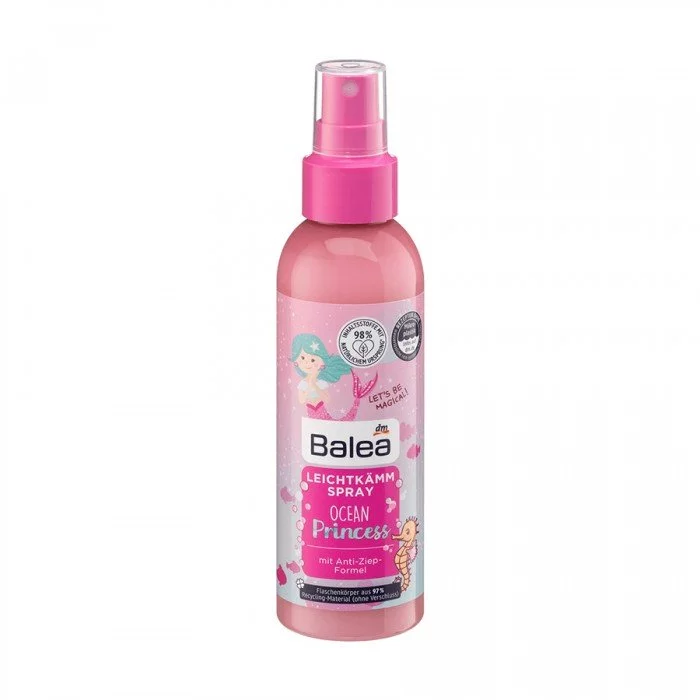 The Balea light combing spray Ocean Princess with an