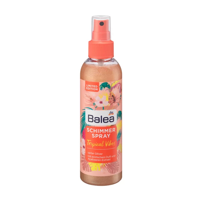 Shimmer spray with delicate glitter With an exotic scent and açai berry extract With a pleasant cooling effect limited EditionSkin compatibility dermatologically confirmed Let yourself be carried away to the Copacabana o | Veela Beauty Shimmer spray with delicate glitter With an exotic scent