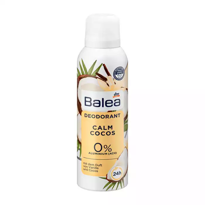 -Vegan -Skin compatibility dermatologically approved Perfect deodorant protection: The Balea deodorant spray Calm Cocos offers optimal deodorant protection and gives you an all-round safe and well-groomed feeling - for 2 | Veela Beauty -Vegan | فييلا بيوتي