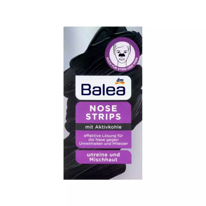 The Balea Nosestrips with activated charcoal effectively