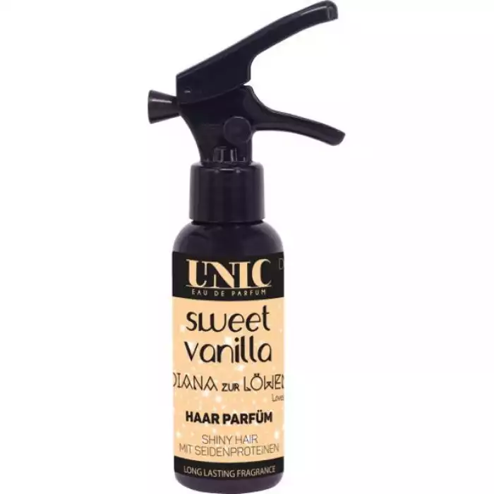 Balea Sweet Vanilla Hair Perfume 50ML Contains silk proteins for velvety shiny hair It has a long lasting scent of Moroccan vanilla Spread it on the head by spraying the perfume very well to enjoy the wonderful scent of | Veela Beauty Balea Sweet Vanilla Hair Perfume 50ML | فييلا