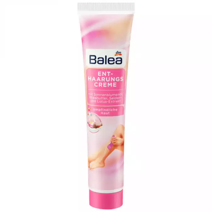 Balea Depilatory Cream 125ML للبشرة الحساسة بزيت عباد الشمس