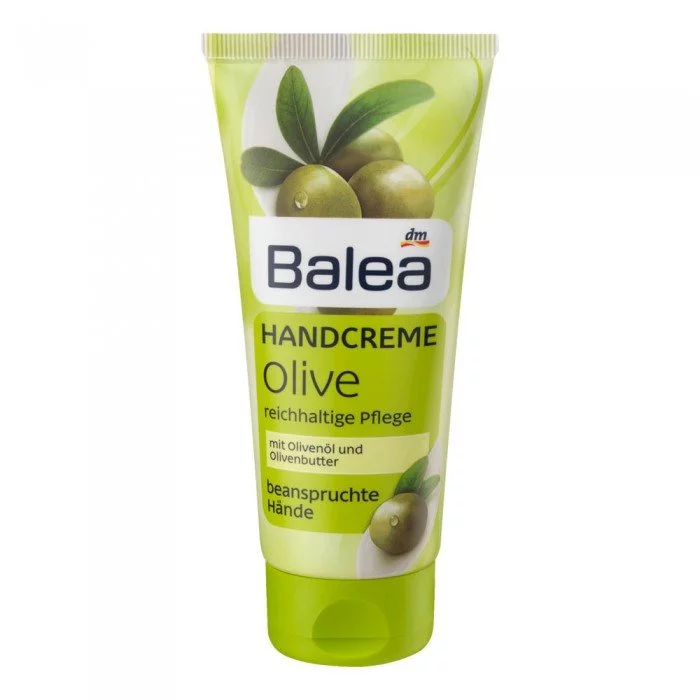 Balea Olive Hand Cream 100 ml Rich careFor stressed handsWith olive oil and olive