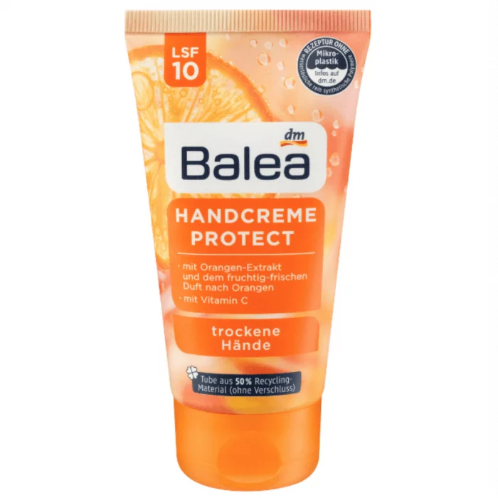 The Balea Protect Hand Cream with Vitamin C and sun