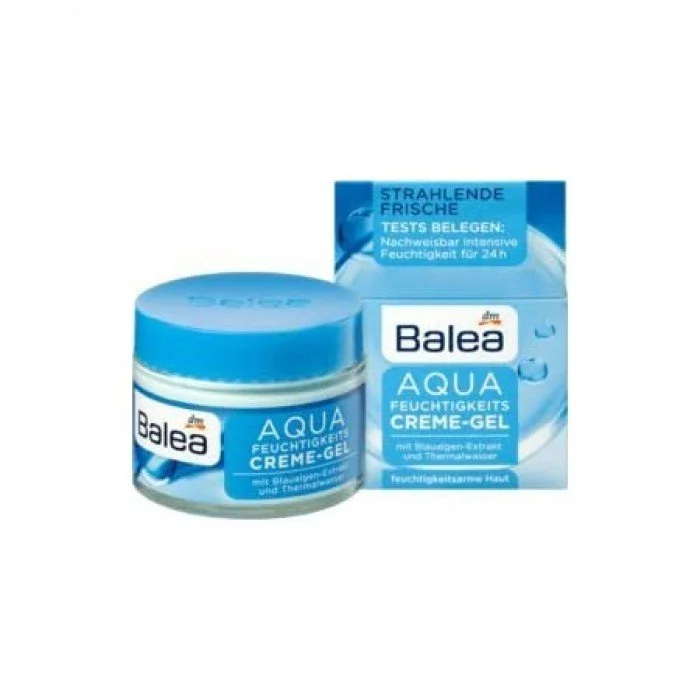 Balea Aqua Moisturizing Day Cream 50 ml Detectable intense moisture for 24 hours With blue-green