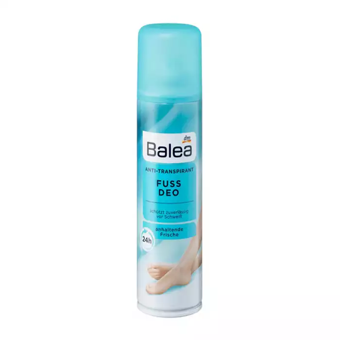 -For lasting freshness -Reliably protects against sweat -24-hour deodorant effect for dry feet -Skin compatibility dermatologically approved -Vegan -The Balea foot deodorant gives your feet a lasting feeling of well-bein | Veela Beauty -For lasting freshness | فييلا بيوتي