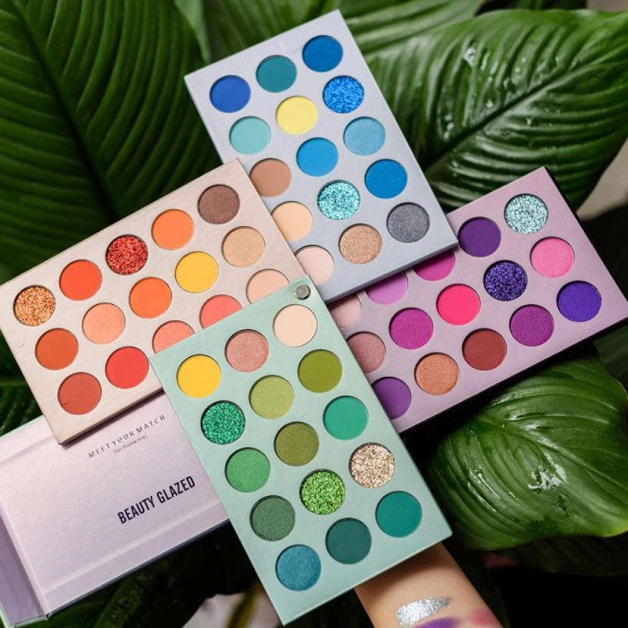 Beauty Glazed Eye Shadow Palette Filled With 60