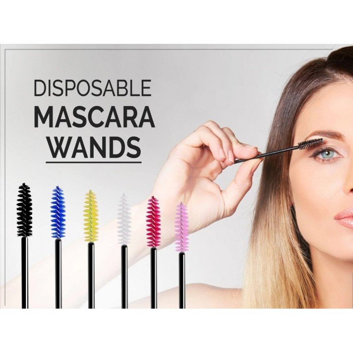 Disposable Eyelash Mascara Brushes Lashes Makeup Brushes Wands 5pcs Condition:100% brand new; Material:bristle+polypropylene