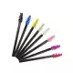 Disposable Eyelash Mascara Brushes Lashes Makeup Brushes Wands 5pcs Condition:100% brand new; Material:bristle+polypropylene