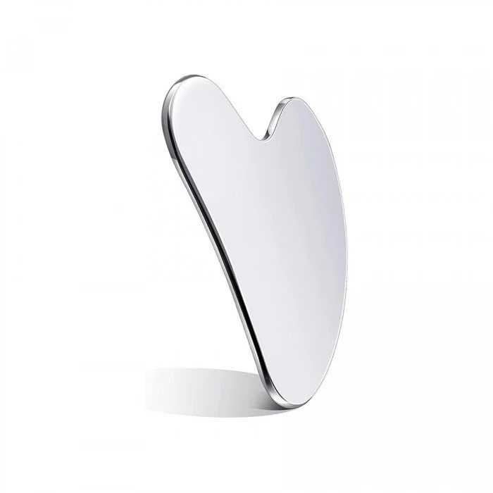 Stainless Steel Gua Sha Facial Massage Tool Description:This is a facial massage tool crafted from 100% premium stainless steel. Stainless Steel Gua Sha Facial Massage Tool Description:This is a facial massage tool crafted from 100% premium stainless steel.