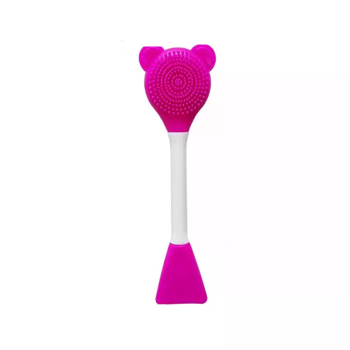 Soft Silicone Bear Face Cleansing Brush 2-in-1 Soft Silicone Bear Face Cleansing Brush 2-in-1 | Veela Beauty