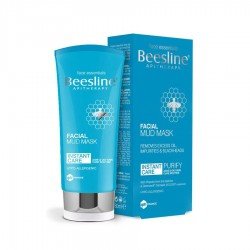 Beesline Facial Mud Mask For Oily & Acne Prone Skin |Veela