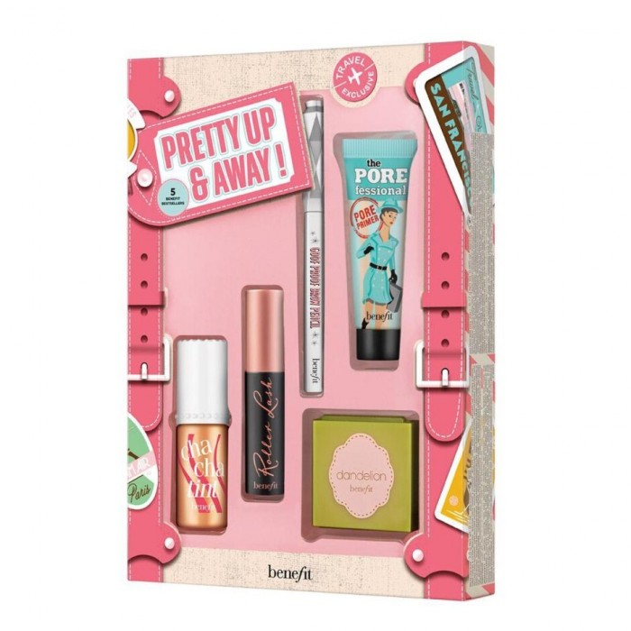 Set includes: Chachatint mango-tinted lip & cheek stain (full-size) The POREfessional smoothing face primer to minimize the look of pores (mini) Dandelion baby-pink brightening face powder (mini clamshell) Goof Proof Bro | Veela Beauty Set includes: | Veela Beauty