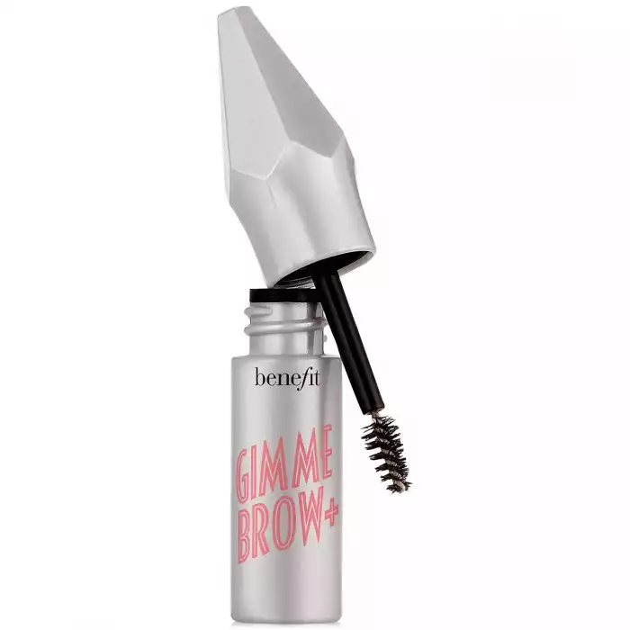 This volumizing brow gel contains tiny microfibers that