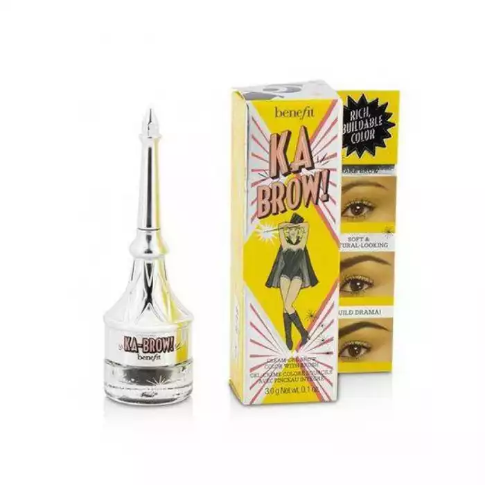 What it is: Ka-BROW! features an all-in-one cream-gel formula with a built-in, extendable brush that glides on smoothly to easily shape, fill and define your eyebrows. What it does: Create a range of eyebrow looks from | Veela Beauty What it is: Ka-BROW | فييلا بيوتي