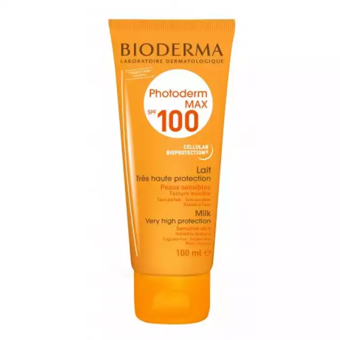 يوفر Bioderma Photoderm Max Lait SPF 100 حماية