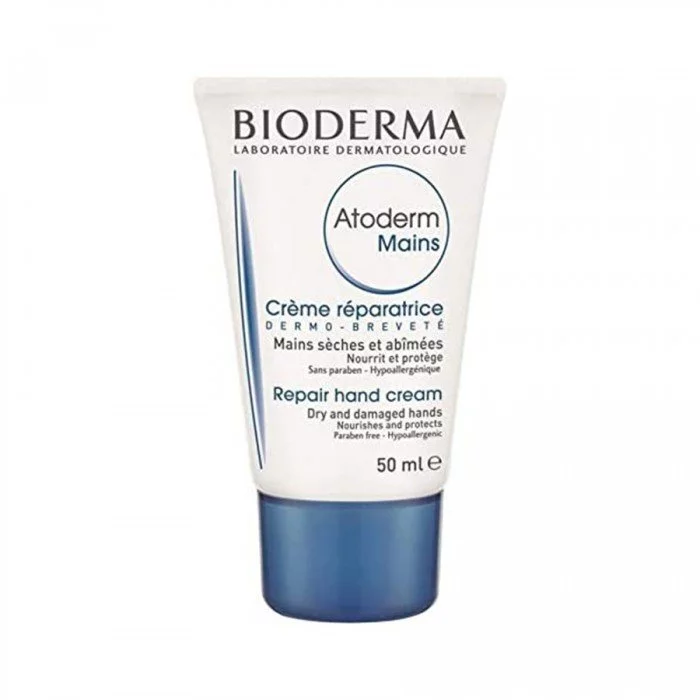 Regenerate even the most damaged skin with Bioderma Atoderm Ultra Repair Hand & Nail Cream. Designed to rapidly soothe and nourish, Bioderma Atoderm Ultra Repair Hand & Nail Cream strengthens the hydrolipidic film and p | Veela Beauty Regenerate even the most damaged skin with Bioderma Atoderm