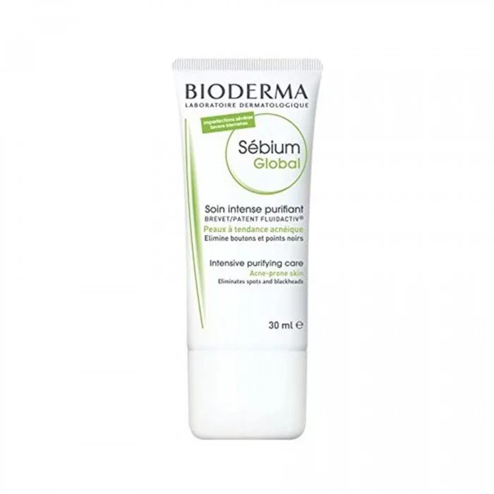 استعد توازن بشرتك مع Bioderma Sébium Global ، وهو علاج جلدي منقي مكثف للبشرة المعرضة لحب الشباب والعيوب الشديدة. يعالج منتج العناية المرطب بيولوجيًا أسباب الشوائب من خلال براءة اختراع Fluidactiv® من الجيل الجديد. يحافظ | فييلا بيوتي استعد توازن بشرتك مع Bioderma Sébium