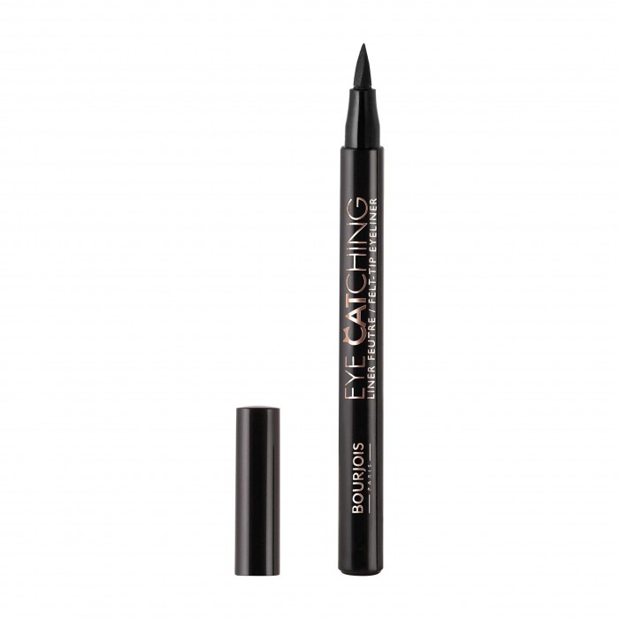 Bourjois Eye Catching Liner 01 Black Eyeliner
Impactful and mischievous feline effect.
Easy glide and silky black formula.
Facilitates achieving cats eye look.
Redesigned unique one-sided flat tip with. | Veela Beauty Bourjois Eye Catching Liner 01 Black Eyeliner
Impactful and